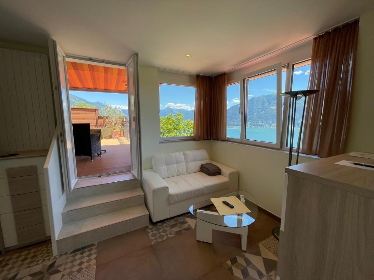 Boutique Hotel Albergo Brione Minusio Exterior foto